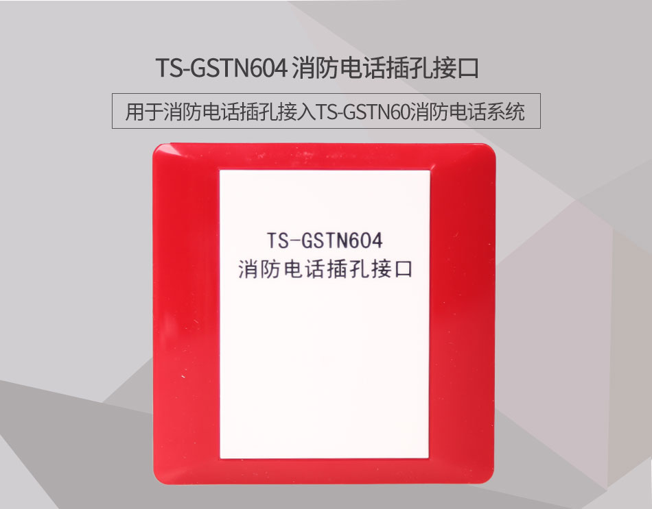 天津海湾TS-GSTN604消防电话接口情景展示