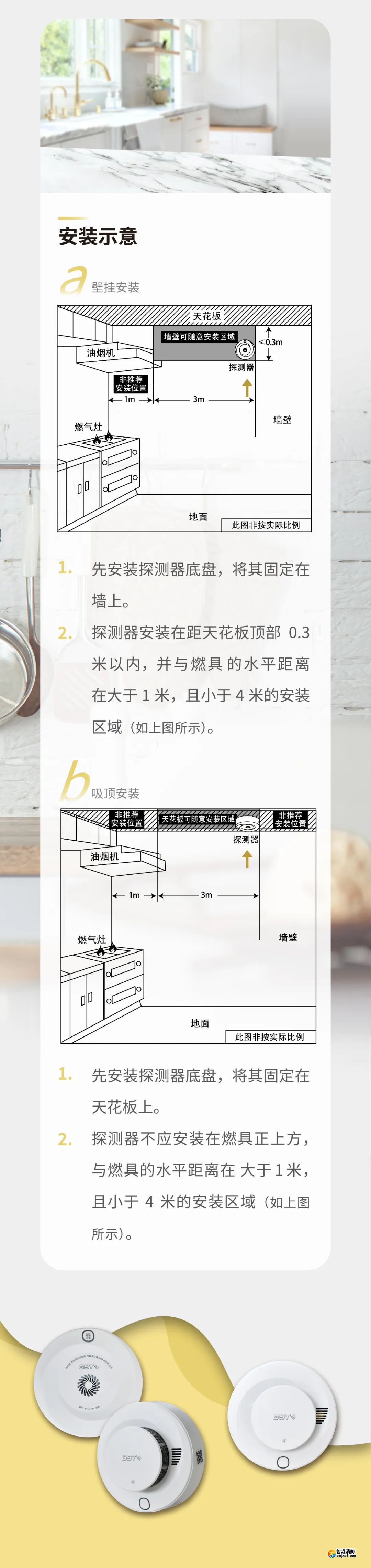 天津海湾JT-230-AG-NB-CN家用可燃气体探测器参数特点